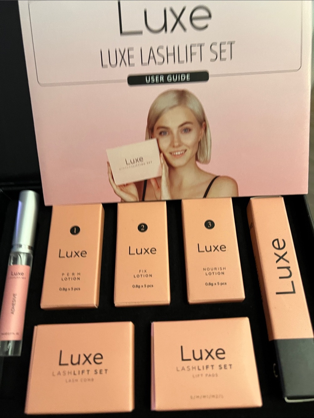Luxe Peach Pink Lashlift Kit